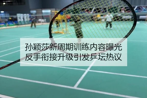 孙颖莎新周期训练内容曝光 反手衔接升级引发乒坛热议